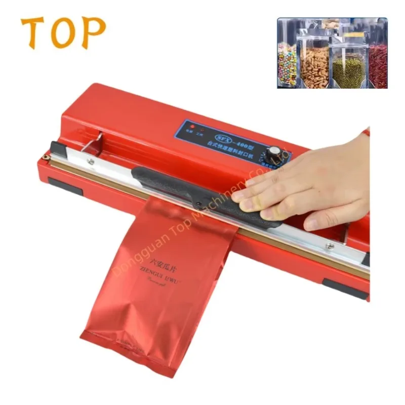 

Automatic Pulse Sealing Machine For Beverages Electric Drive Continuous Horizontal Sealing With Plastic Bag Packaging