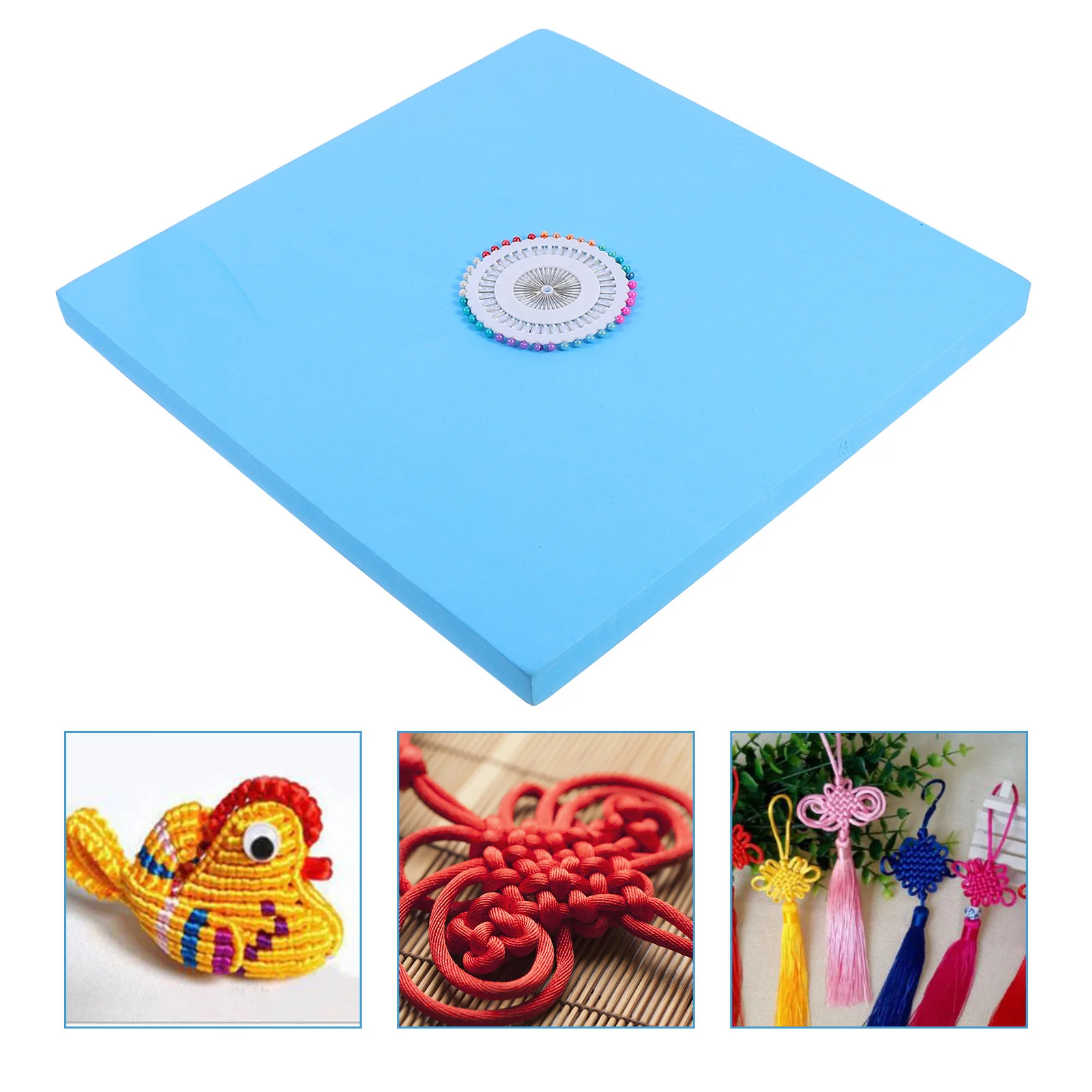 

1Set 30Cm Square Kumihimo Disk Bracelet Weave Plate Positioning Pin Dense Braiding Board for DIY Jewelry Handmade Cord Crafting