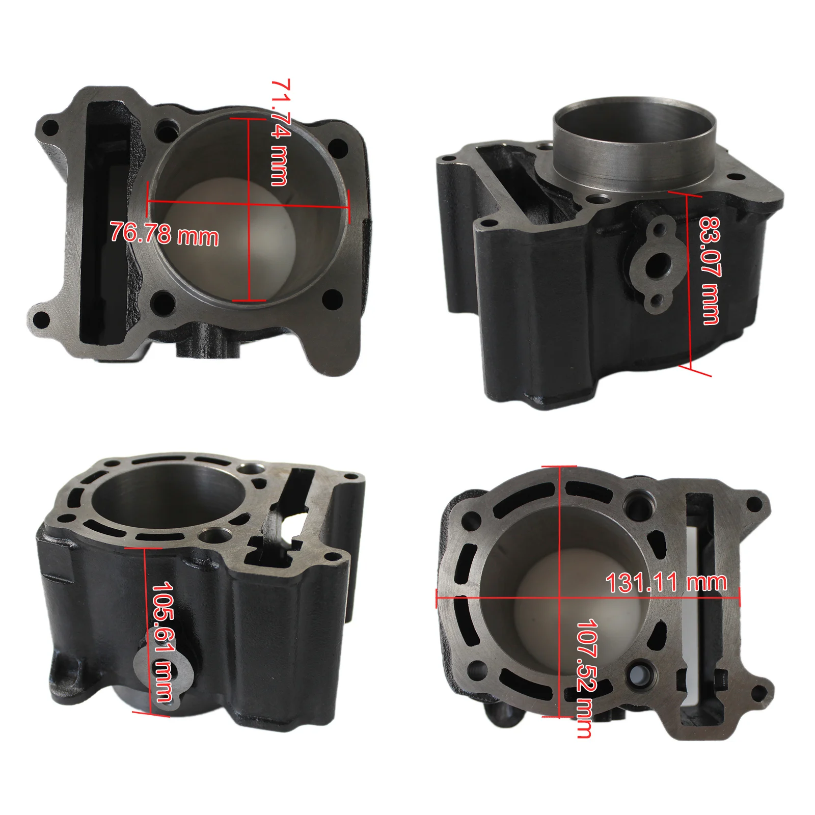 DPGKITS社製アフターマーケットシリンダーキット、ヤマハ臨海LH300 VOG 300 300cc LH300ATV ATVクワッドスクーター用ビッグボアトップエンドキット