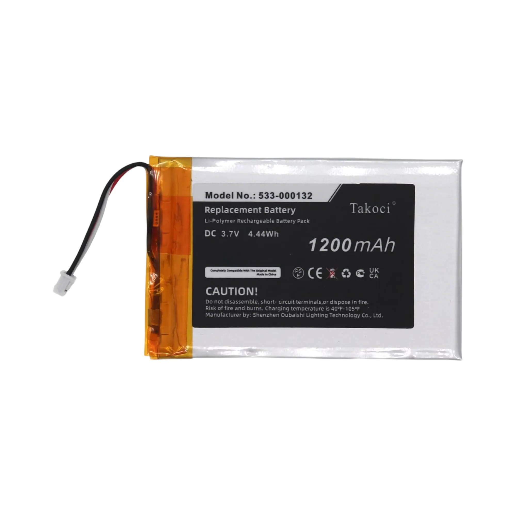 

Wireless Headset Replacement Battery 1200mAh for Logitech,G933, G533, G935, G635, G633,533-000132