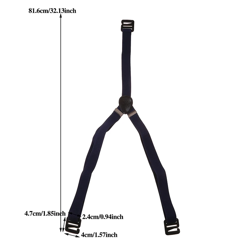 Suspender pria, lebar 2.5cm, baru kreatif 3 kait, celana suspender Pria kasual celana suspender mode dapat disesuaikan