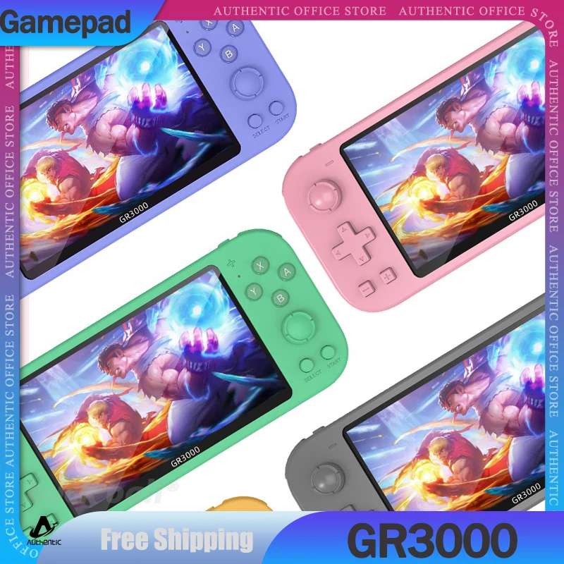 

GR3000 Handheld Game Console 5.1Inch Screen Gampad Mini Portable Game Console For Music Video e-book Children's Day Gamer Gifts