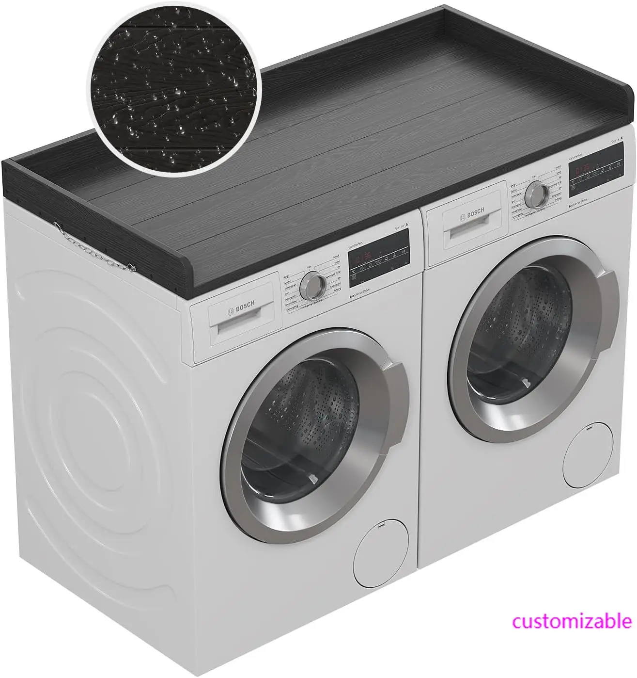 

HDPE Countertop Covers for Washer and Dryer - Top Laundry Room Organizer