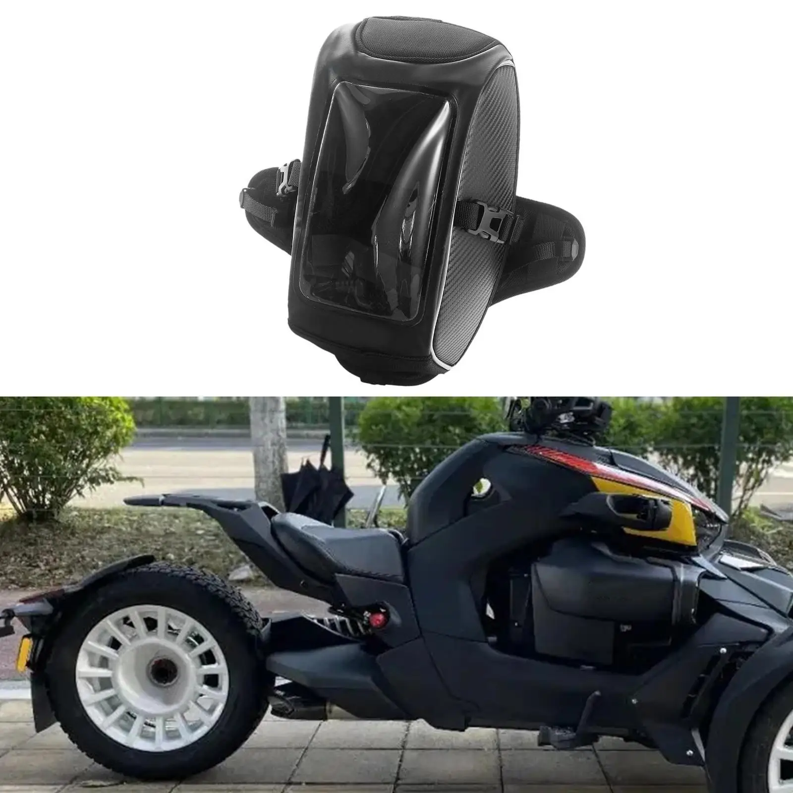 Phone Holder Tank Storage Bag Easy to Install for Can AM Ryker 600 900