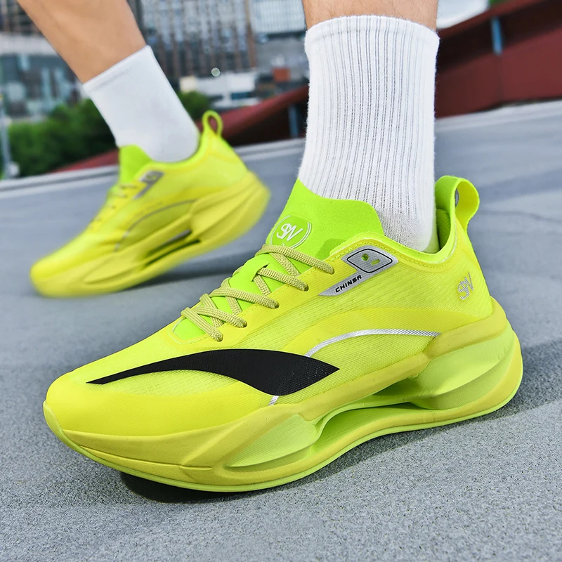 Lightweight Running Shoes Men Marathon Carbon Board Men's Casual Sports Women's Sneakers Athletic Sport Walking Sneakers Men