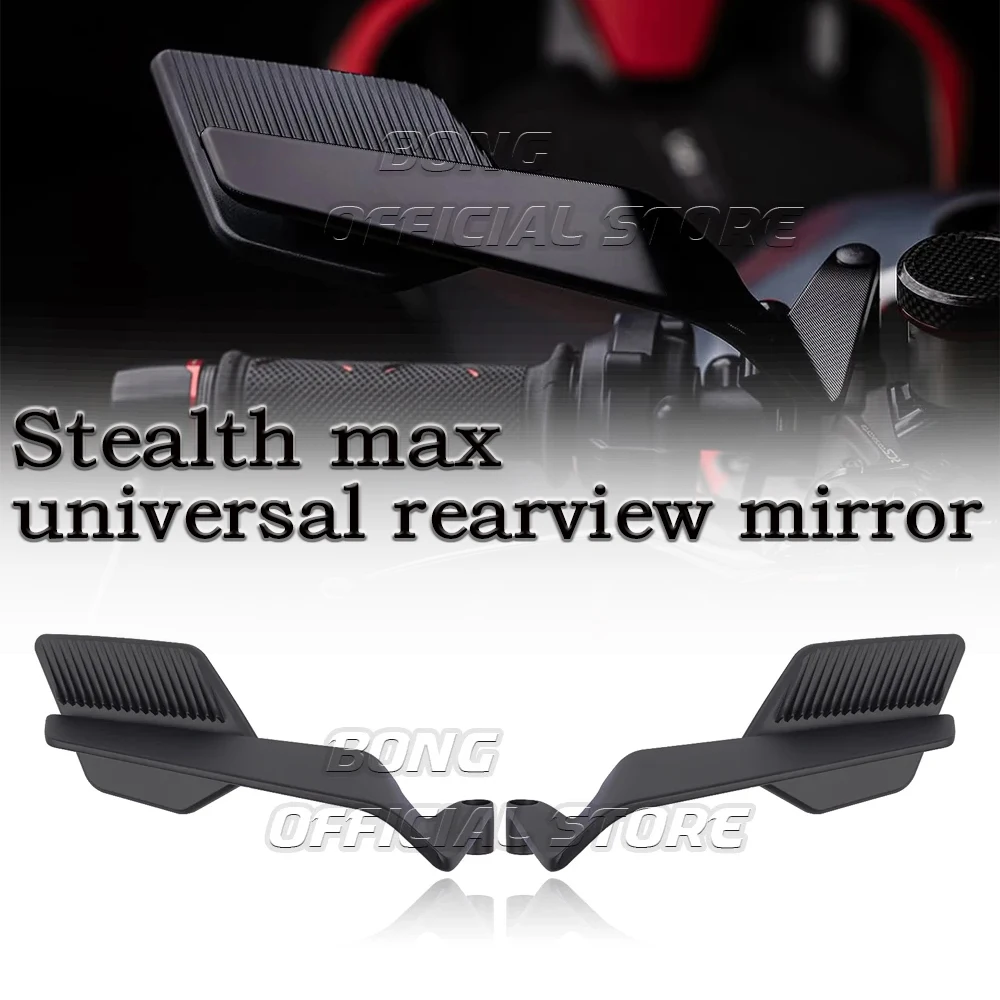 Motorcycle Mirrors Stealth Winglets Mirror Rotatable Adjustable Mirrors for Yamaha Mt 03 07 09 R1R3R7 Xmax Ktm Bmw Accessories