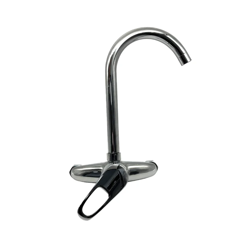 

Wall-mounted kitchen faucet, zinc alloy kitchen hot and cold water basin faucet, sink faucet, mop sink faucet