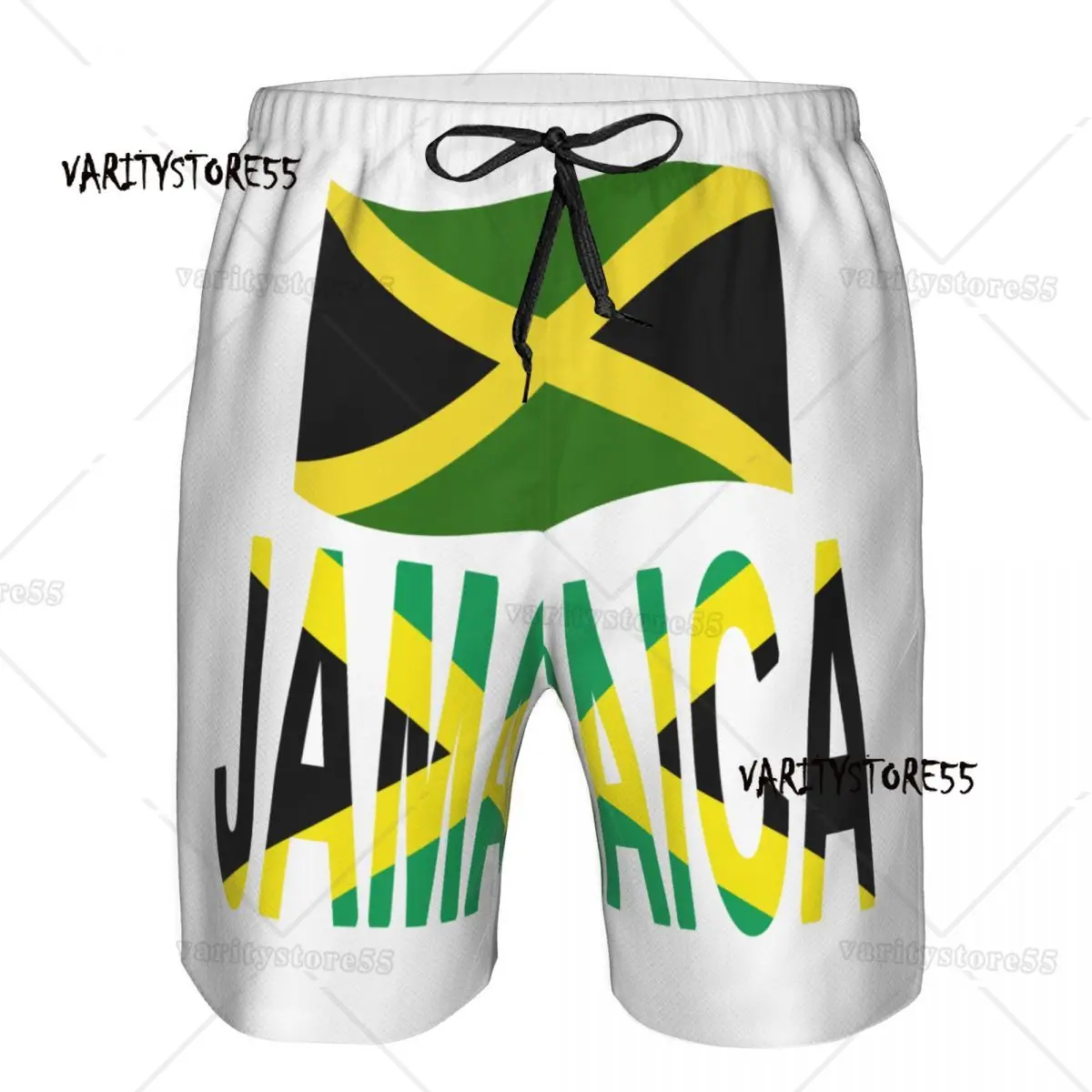 Summer Mens Swimwear Beach Board Short Briefs For Man Jamaica Swimming Trunk Beachwear