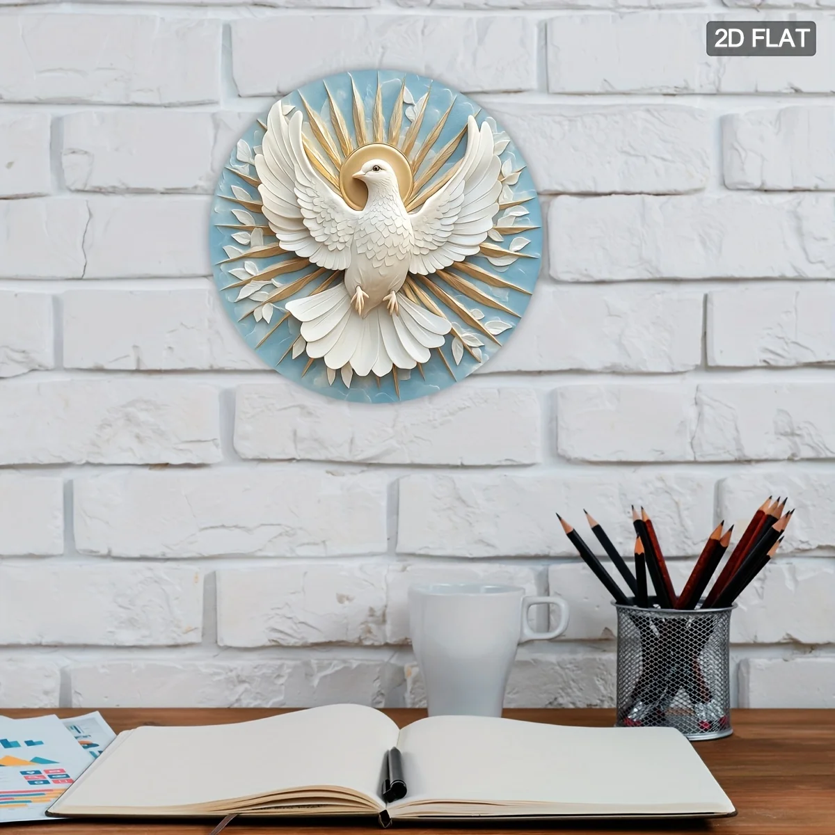 2D Flat, 2D Flat Printing 1pc Metal Iron Sign, [] 