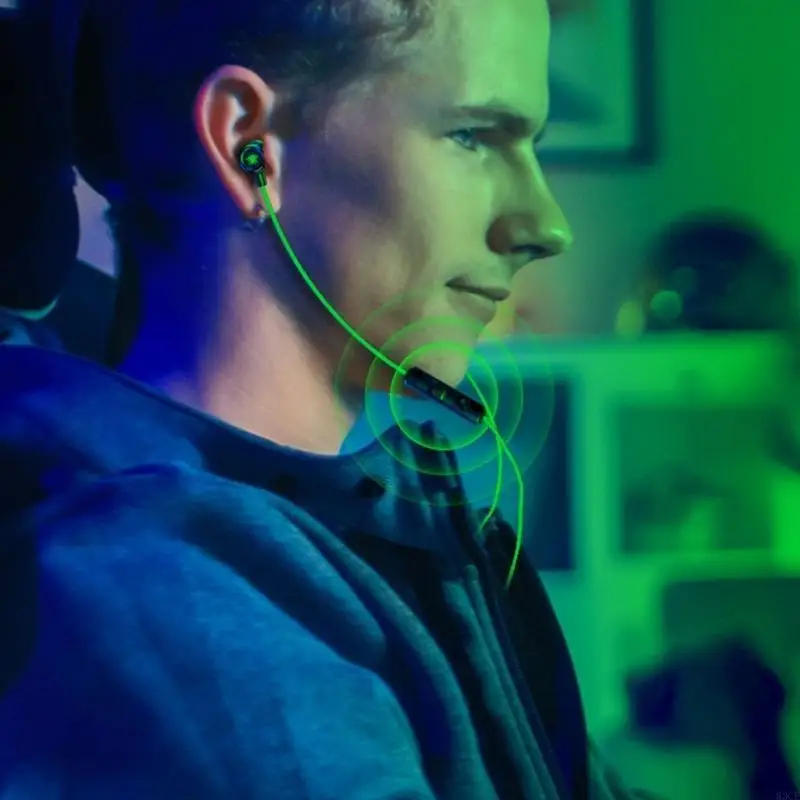 سماعات أذن 3.5 ملم مع ميكروفون لجهاز الكمبيوتر المحمول سماعات الرأس السلك المحمول سماعات الرأس لسماعات ألعاب سطح المكتب 83ce #4