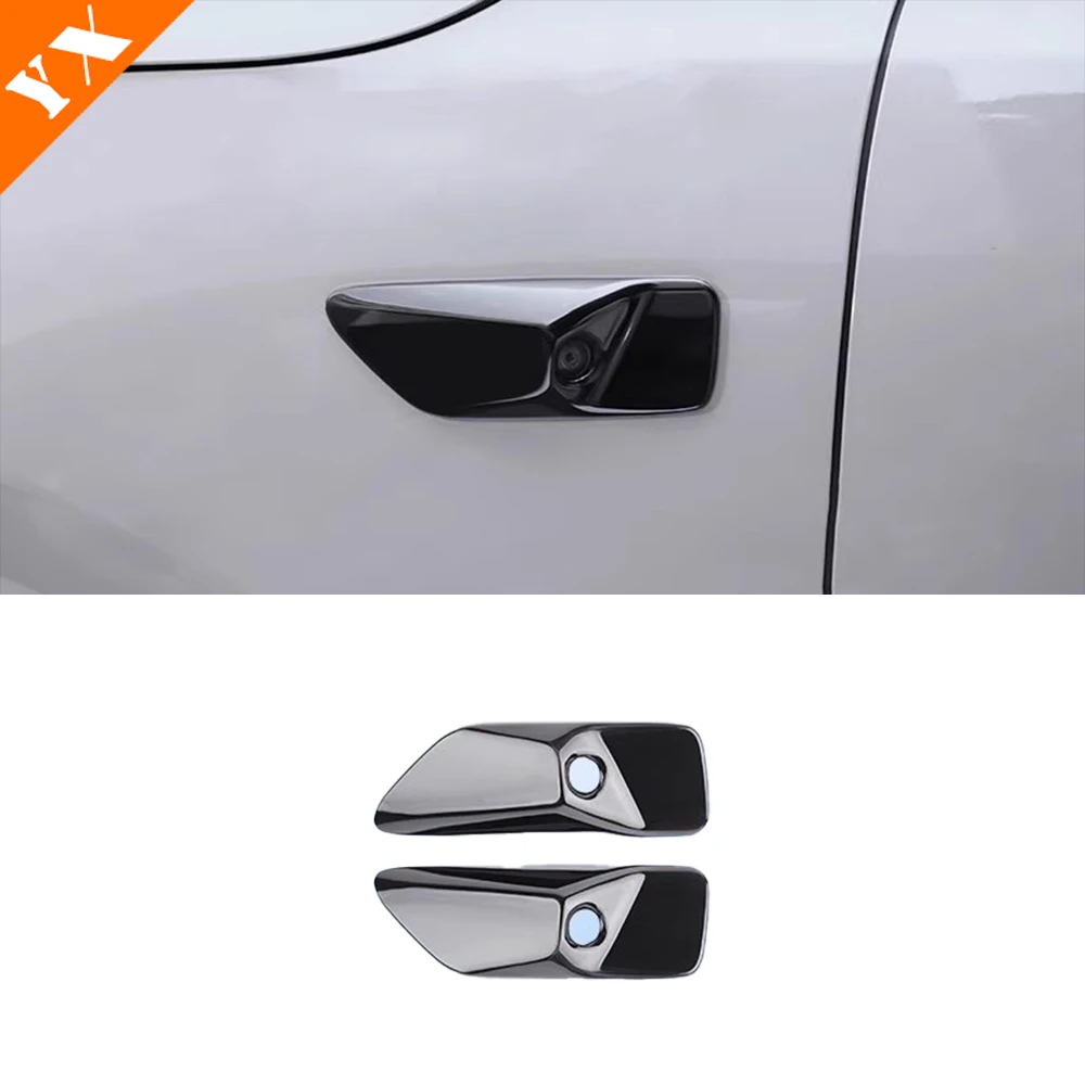 

For Li Xiang L6 Accessories 2024 2025 Carbon Black Car Fender Cover Car Windshield Spoiler Trim Car Side Radar Protective Cover