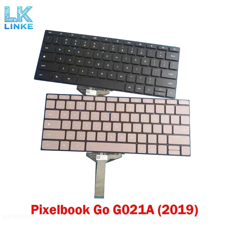 Laptop Keyboard For V181290AUS AE0CFU001101B 13.3' United States US Black / PINK NO Frame New