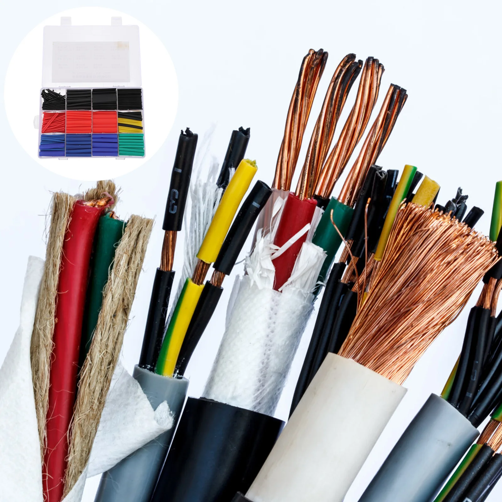 

Heat Shrink Tubing Kit Tube Electrical Automotive Industrial Seal Shrinkable Wire