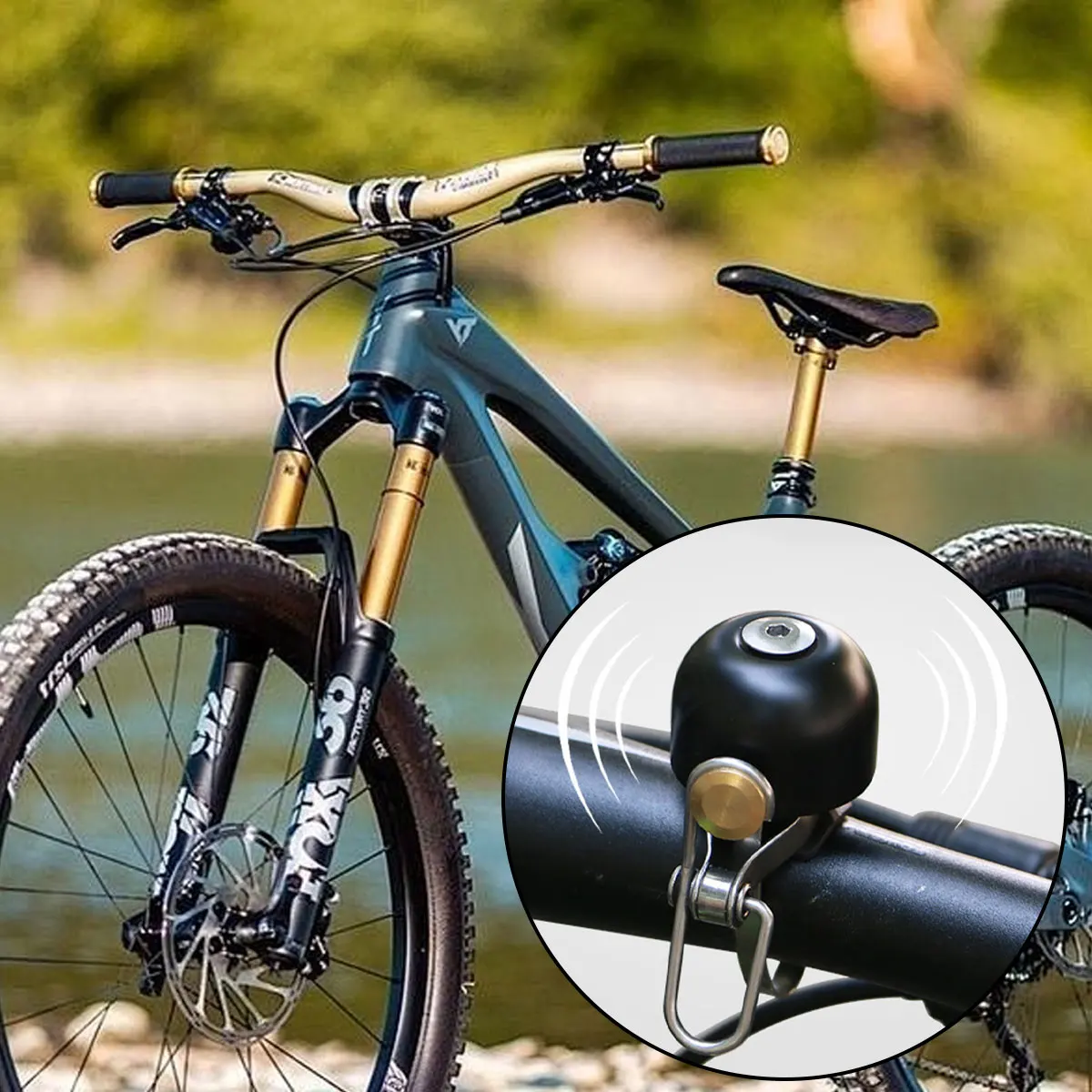 1 SET Retro Classical Bicycle Bell Clear Loud Sound MTB Road Bike Folding Bikes Handlebar Copper Ring Horn Safety Warning Alarm - Image 3