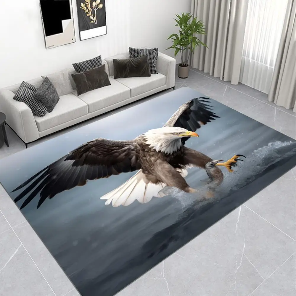 Bald eagle Floor Mat Bathroom Mat Kids Room Bedroom Decoration Balcony Anti-Slip Doormat Living Room Welcome Rug