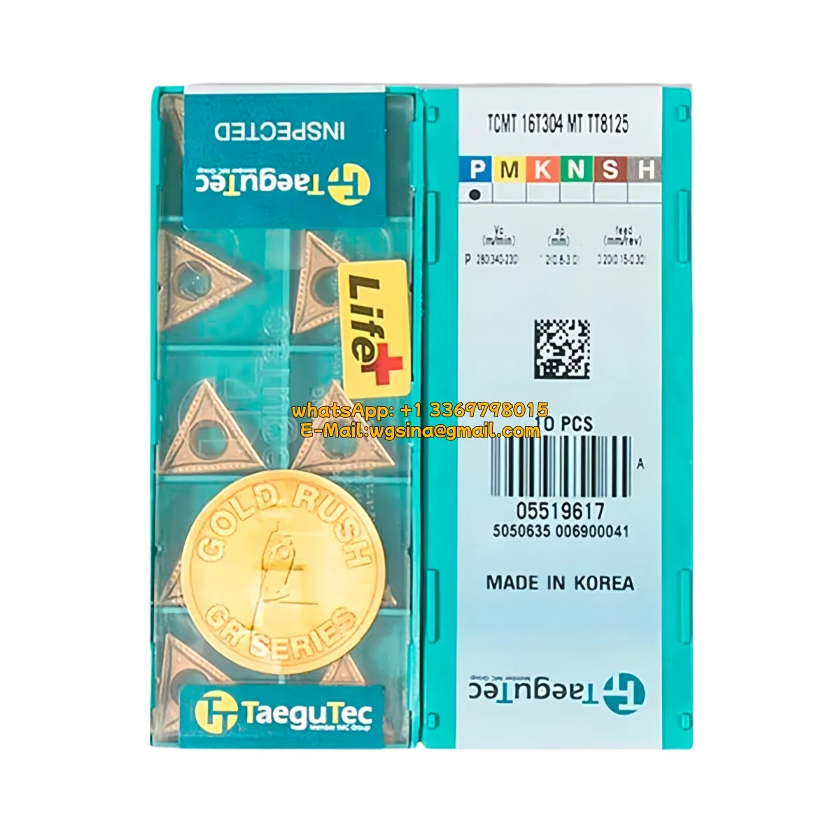 

100% Original TCMT16T3 04 08 TNMG1604 04 08 -MT L-VF R-FS R-VF FC L-FS MC PC TT8125B Turning Insert 10pcs