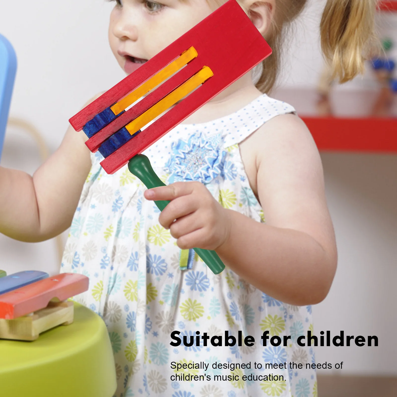 

2Pcs Wooden Ratchet Soundboards Educational Castanet Hand Percussion for Family Music Party Favor Noise Maker Wooden Soundboards