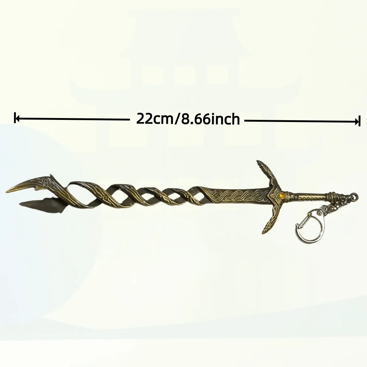 8,6-calowy Elden Godslayer Greatsword Metalowy Katana Miecz Katana Szabla Oryginalny Samurajski Nóż Ninja Akcesoria do Cosplay Rekwizyt Zabawka