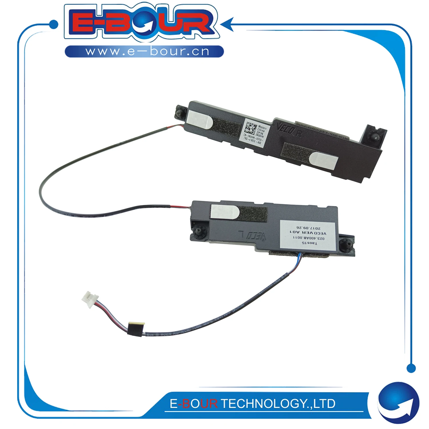 مكبر صوت مدمج للكمبيوتر المحمول DE Latitude 3580 E3580 023.400AB.0001 0N06HN L&R مجموعة سماعات الصوت الداخلية لليسار واليمين