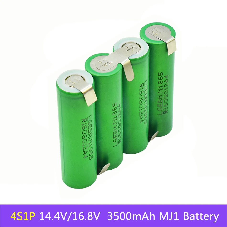 18650 MJ1 3000mAh 6000mAh 20 amperów 3S 4S 5S 6S 8S 7.4V 12.6V 14.8V 18V 25.2V 29.6V na śrubokręt baterii spawania akumulator