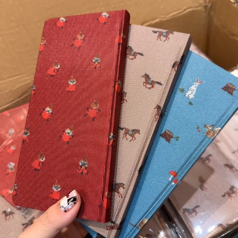 Japanese retro rum forest notebook high value student handbook horizontal line notebook notebook portable small notebook
