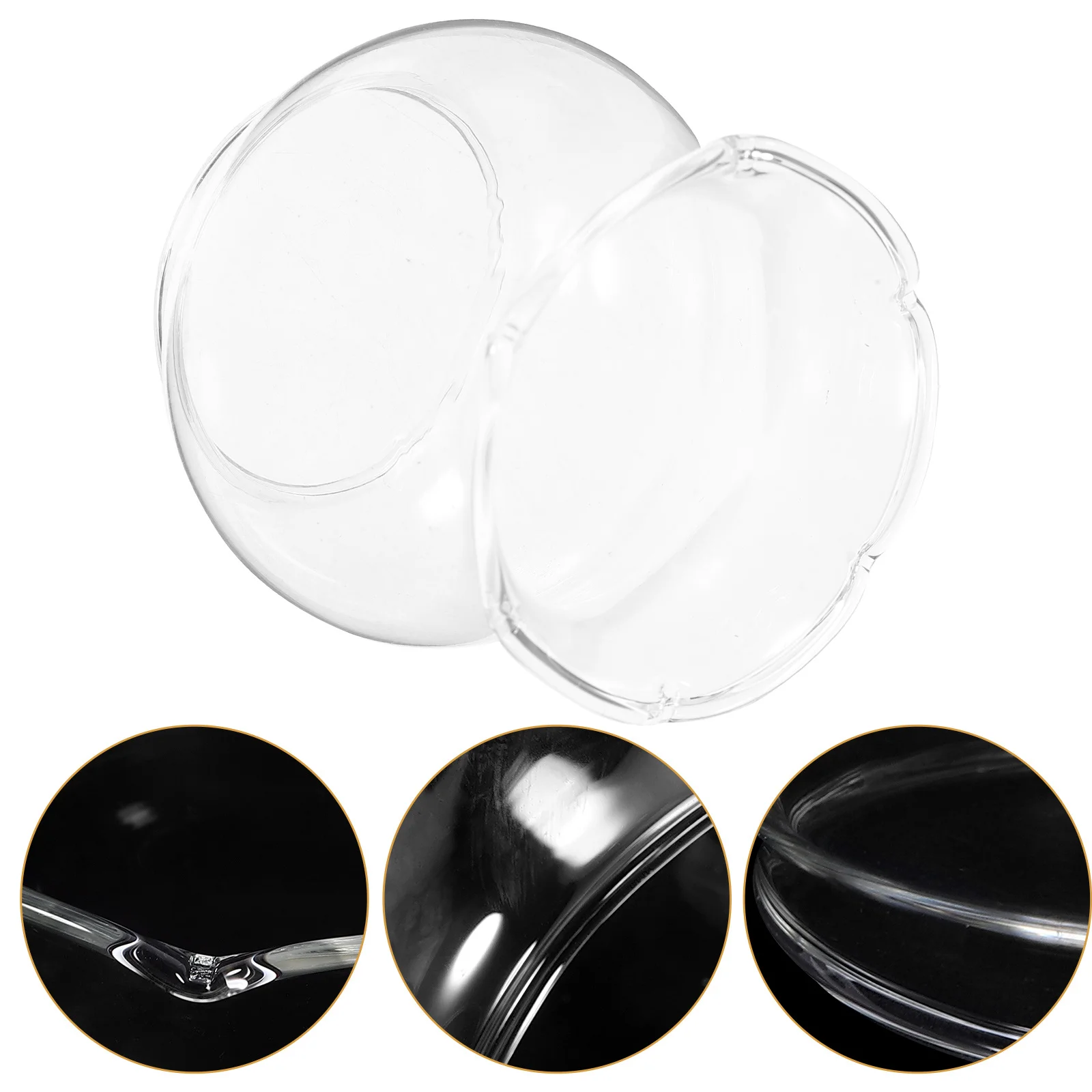 

Retro Glass Oil Lamp Cover Clear Lamp Shade Windproof Design for Small Lamps Retro Glass Lampshade Creative Light Cover