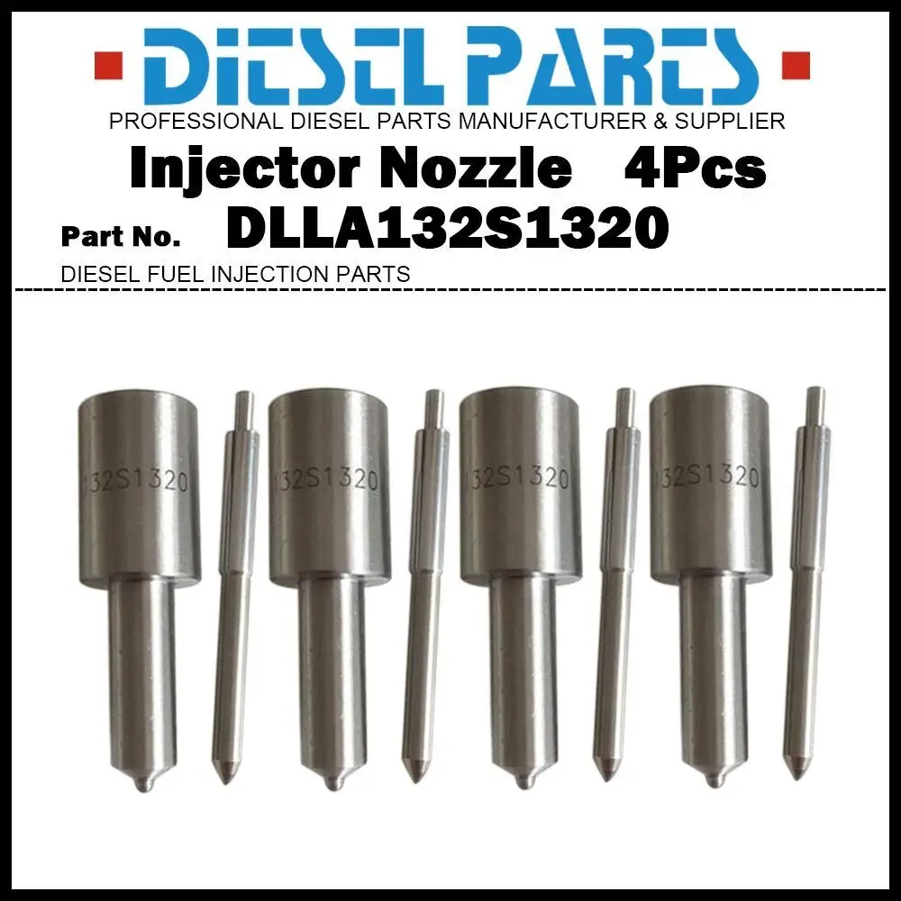 

4x Fuel Injector Nozzle 0433272997 DLLA132S1320 for CASE IH JX65 JX70 JX85 JX90