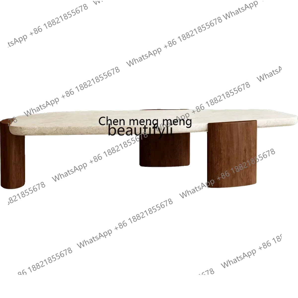 

178French retro style natural lime stone cave stone coffee table middle and ancient style leisure sofa living room coffee table