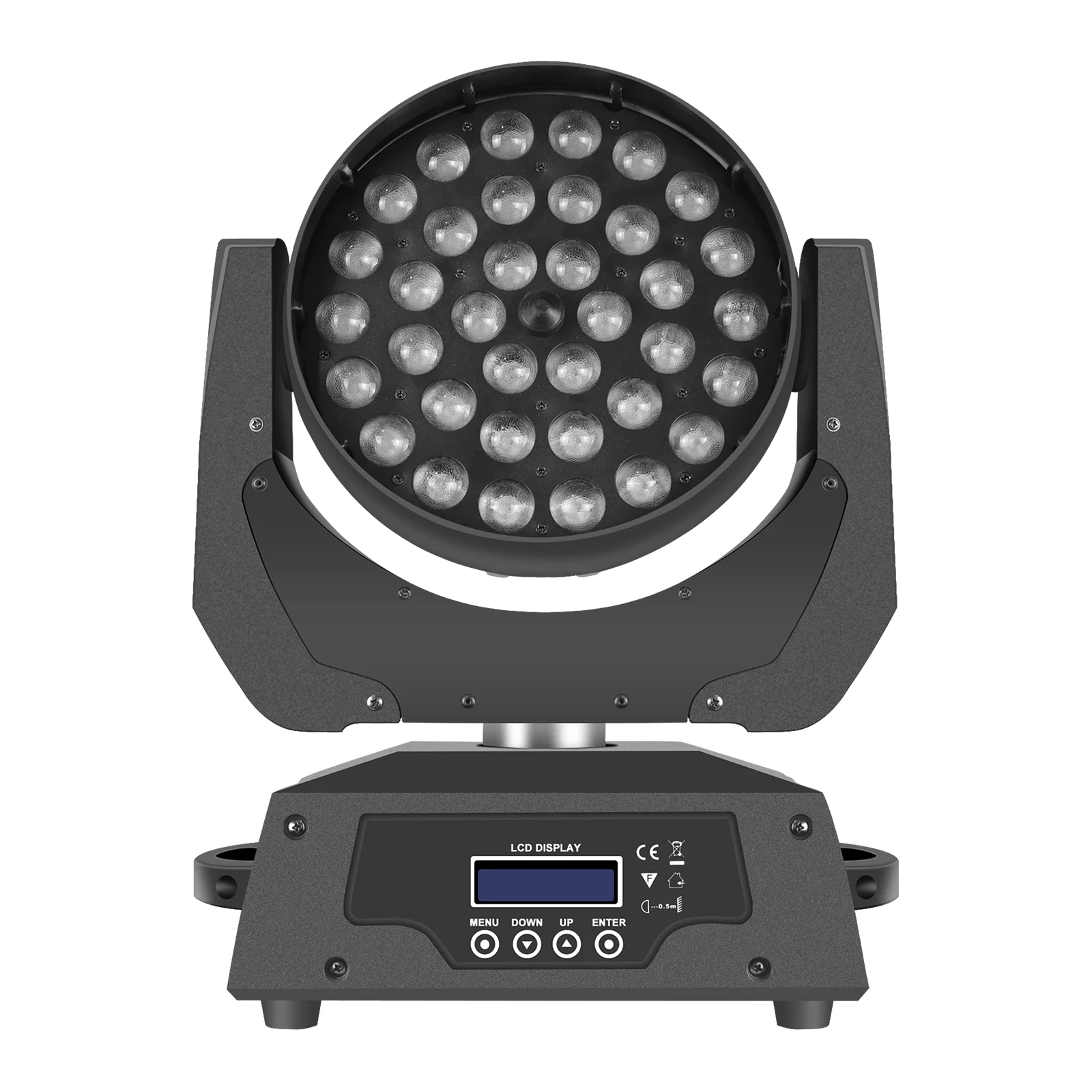 Par Light Wash Light Moving Heads Audience DJ Lights Professional Alien Stage Lighting DMX Lighting 36x18W LED RGBWA+UV 6in1