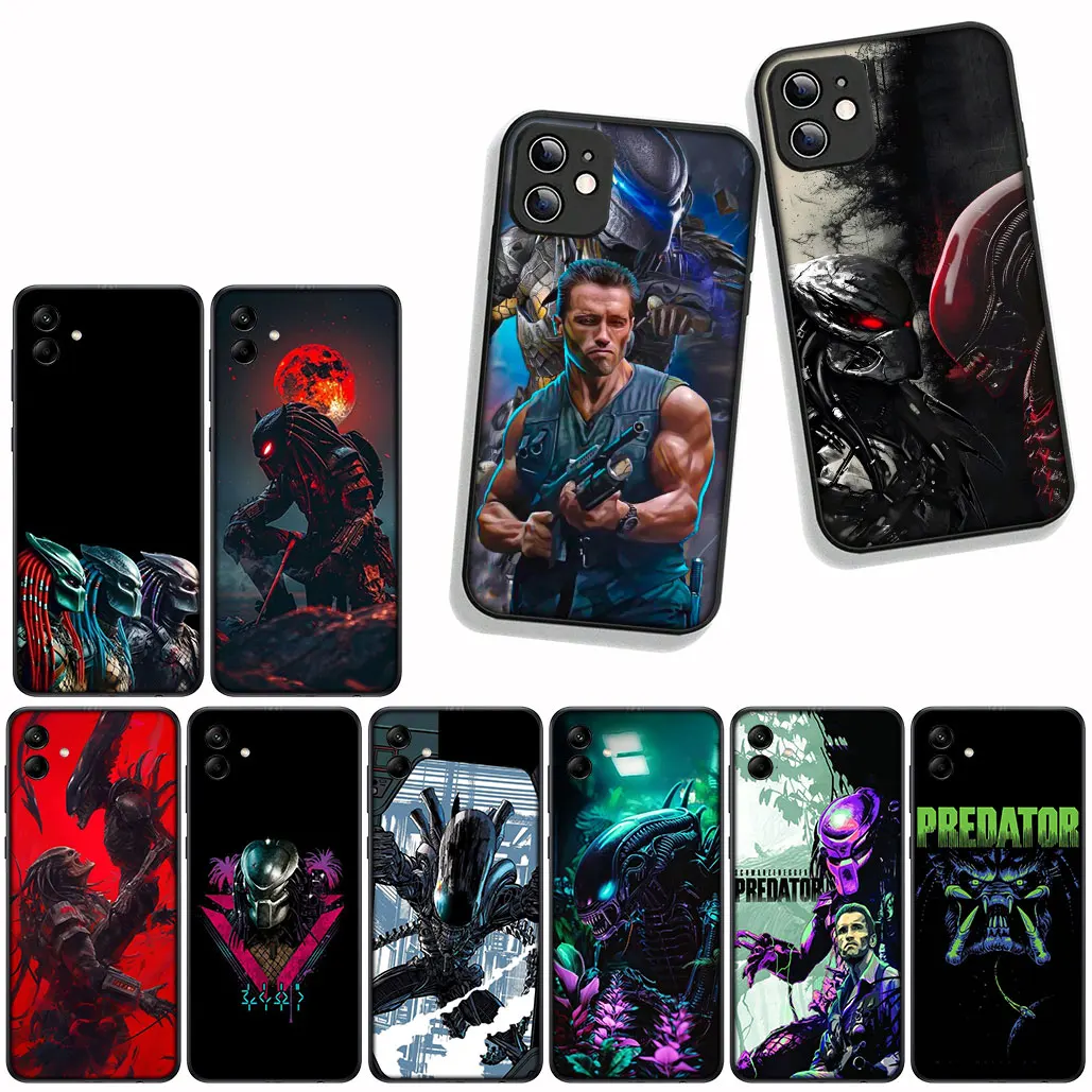 Чехол Funda Coque для Xiaomi Poco X7 X6 C75 C65 M7 M6 F6 Redmi Note 9 11 10 A4 A3 Pro 8T 9A 10C Чехол Alien vs Predador Плакат