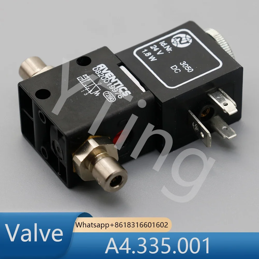 Best Quality A4.335.001 Automatic Cleaning Rubber Cloth Air Valve Water Tank Solenoid Valve for Printing Machine