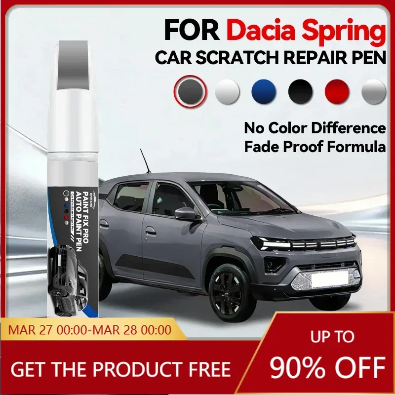 

Эксклюзивный карандаш для ремонта автомобильной краски для Dacia Spring 2021-2025: аксессуары для устранения царапин, цвета: синий, красный, зеленый, черный, серый
