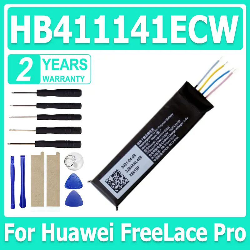 

NEW Replacement 150mAh Wireless Headset Battery HB411141ECW For Huawei FreeLace Pro + Free Tools