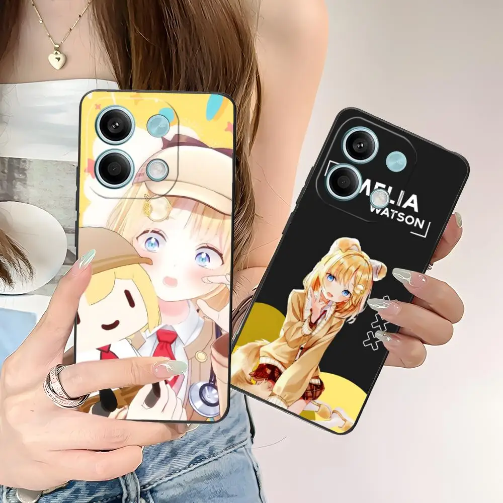 

Чехол для телефона Аниме Амелия Уотсон для POCO M6 M5 M4 M3 X7 X6 X5 X4 X3 F6 F5 F4 Pro GT 5G с цветным принтом, защитный красивый чехол