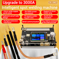 ZK-XW2 Dual Pulse Portable Spot Welder DC 3.6-15V 3000A 18650 Battery Nickel Sheet Copper Spot Welder Bluetooth APP Control