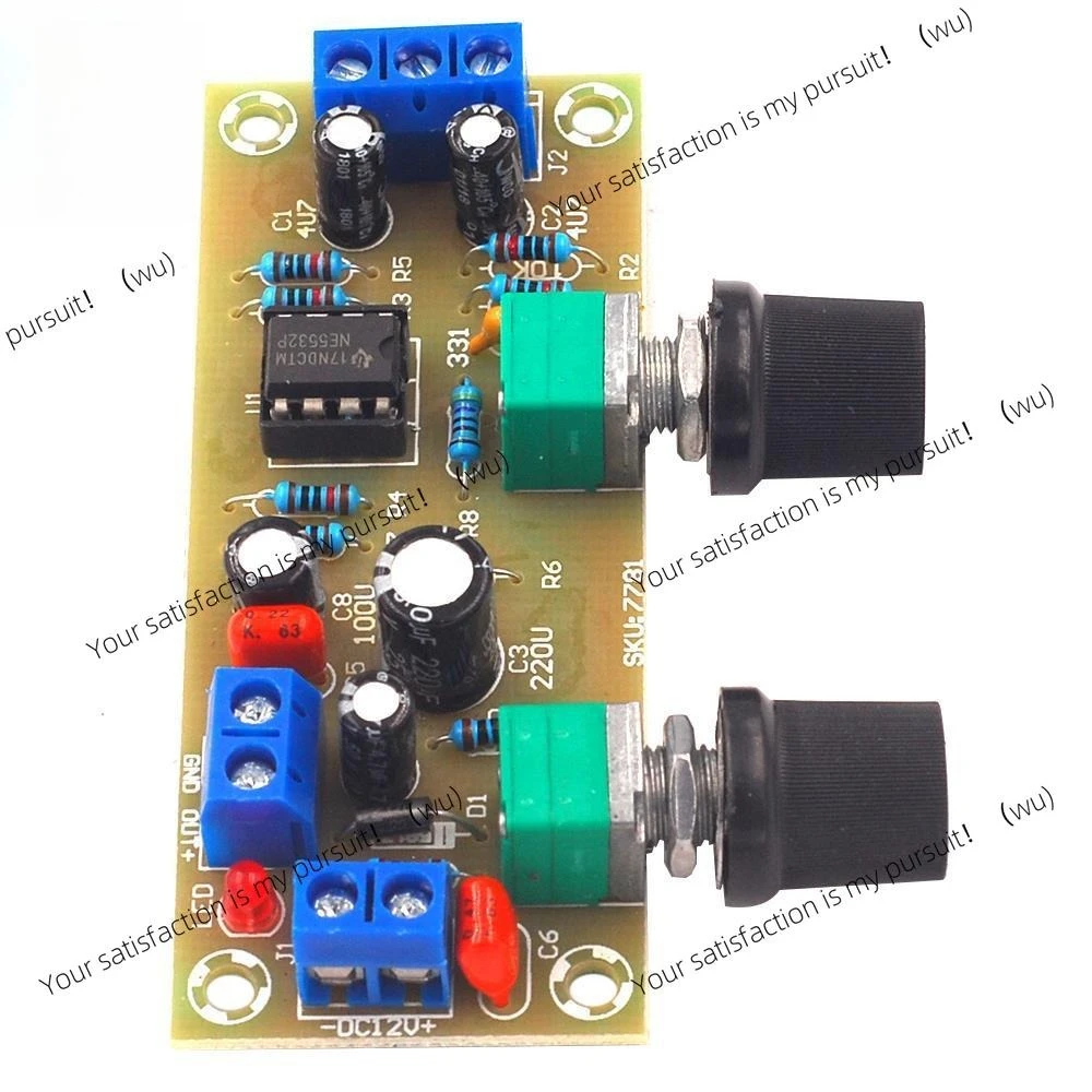 10-24V heavy subwoofer front stage board, front finished board, subwoofer front stage board, single power supply low pass