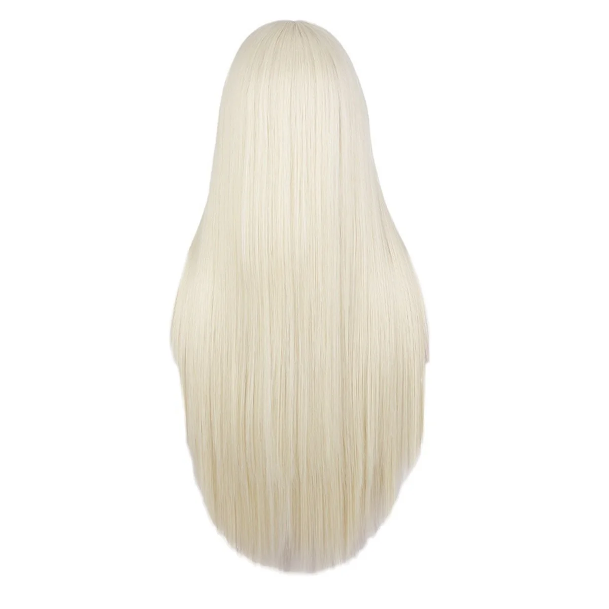 28Inch Front Lace Wigs T-Shaped Long Straight Hair Synthetic Wigs for Women Middle Part Cosplay Wig Heat Resistant Fiber