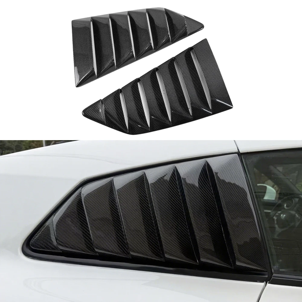 

For GTRR35 custom shark fin spoiler TS style high polished carbon fiber rear window visor