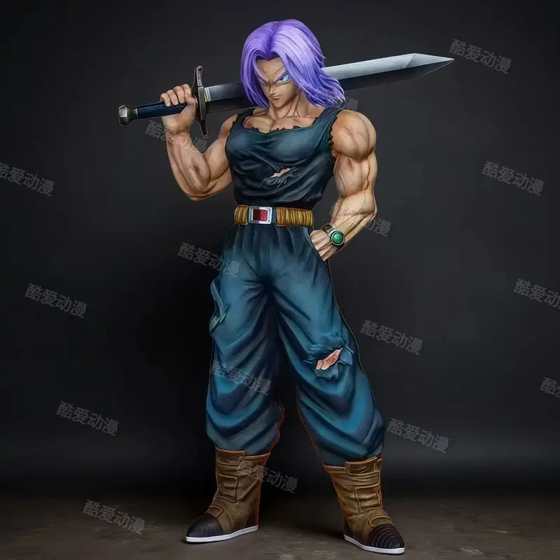 Anime dragon ball figuras troncos figura de ação duas cabeças torankusu estatueta estátua pvc modelo mesa decora boneca brinquedo presente natal