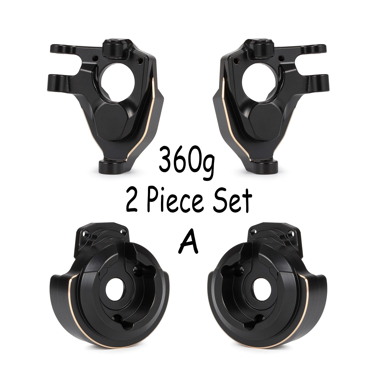 Messing-Knuckle-Gewichte und Portalabdeckung für Vanquish F10 Portal Axle VS4-10 Phoenix VRD Carbon LCG Chassis