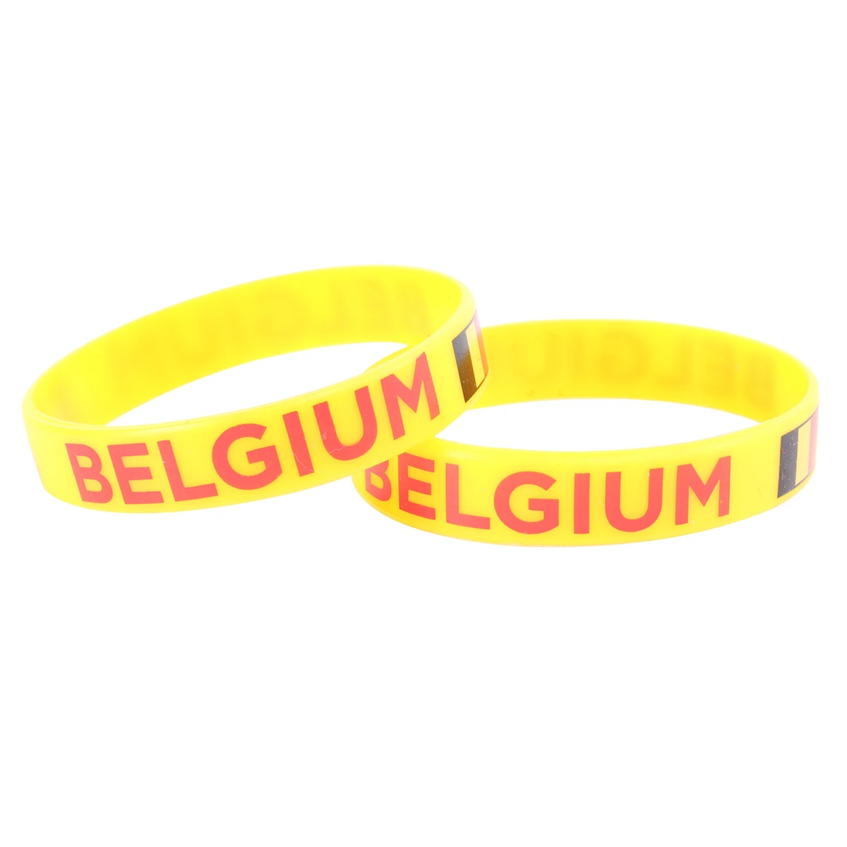 

10 Pcs Patriotic Wristbands for Events Silicone Bracelet Bracelets Rural Football Flags