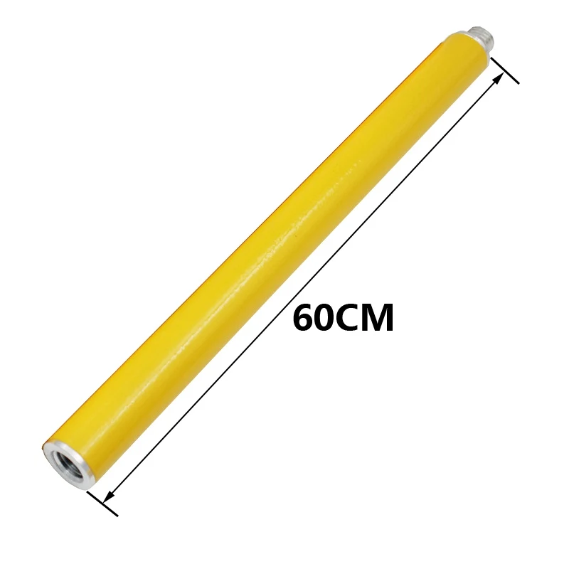 Liga de alumínio gps extensão haste biela diâmetro 2.5cm comprimento 60cm ou 100cm rosca 5/8 Polegada 1 pçs