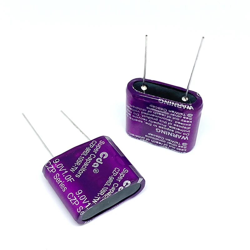 

CZP Super Capacitors CDA DA Type 9V 1F CZP-9R0L105R-TW Ultra Capacitor Farrah SuperCapacitors