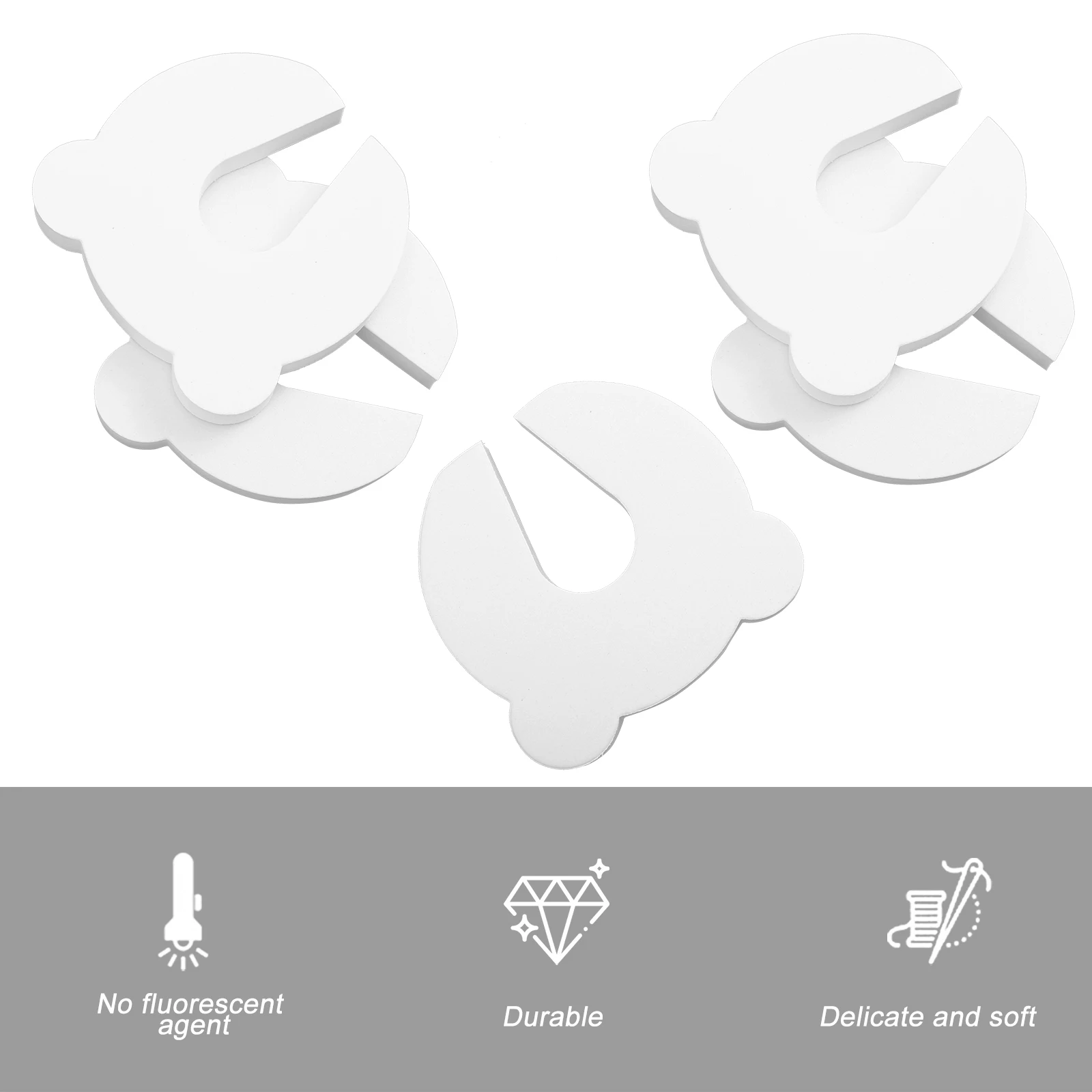 

6pcs Safety Door Stopper Card Proofing Pinch Guards Protector No Punching Wall GateFinger Door Holder