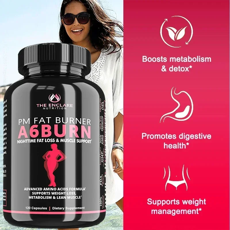 

Advanced Bedtime Weight Loss Supplement, Belly Fat Burning, Sleep Aid, Appetite Suppression, Athletic Performance