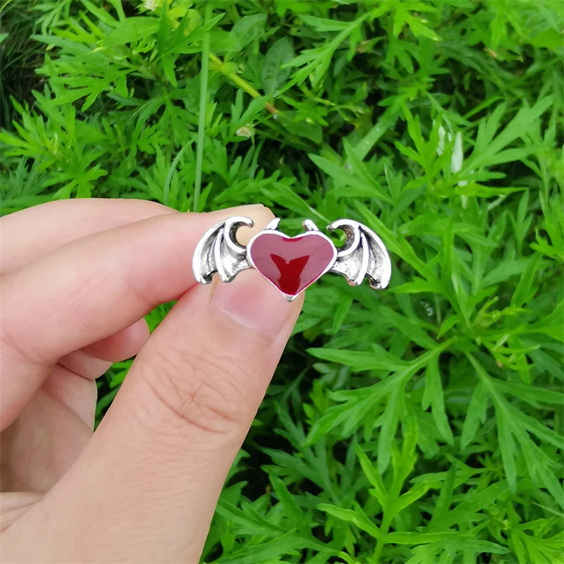 Women's Korean Style Adjustable Angel Wings Ring