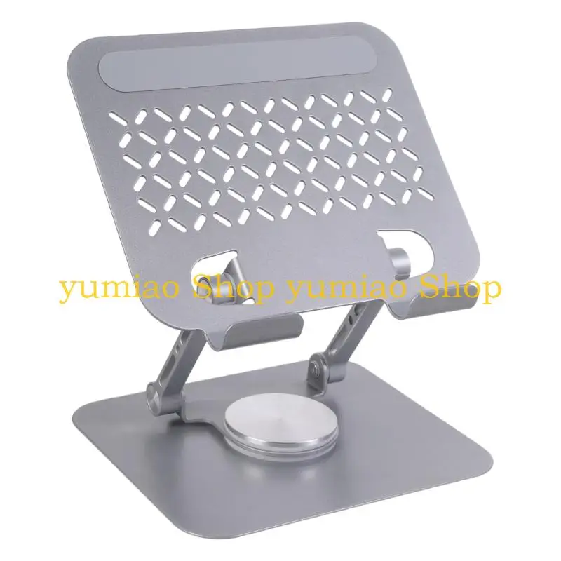 587B Tablet Stand Bracket Desk Adjustable Tablet Bracket Foldable 360 Degree Rotatable Desktop Laptop Bracket for Laptop