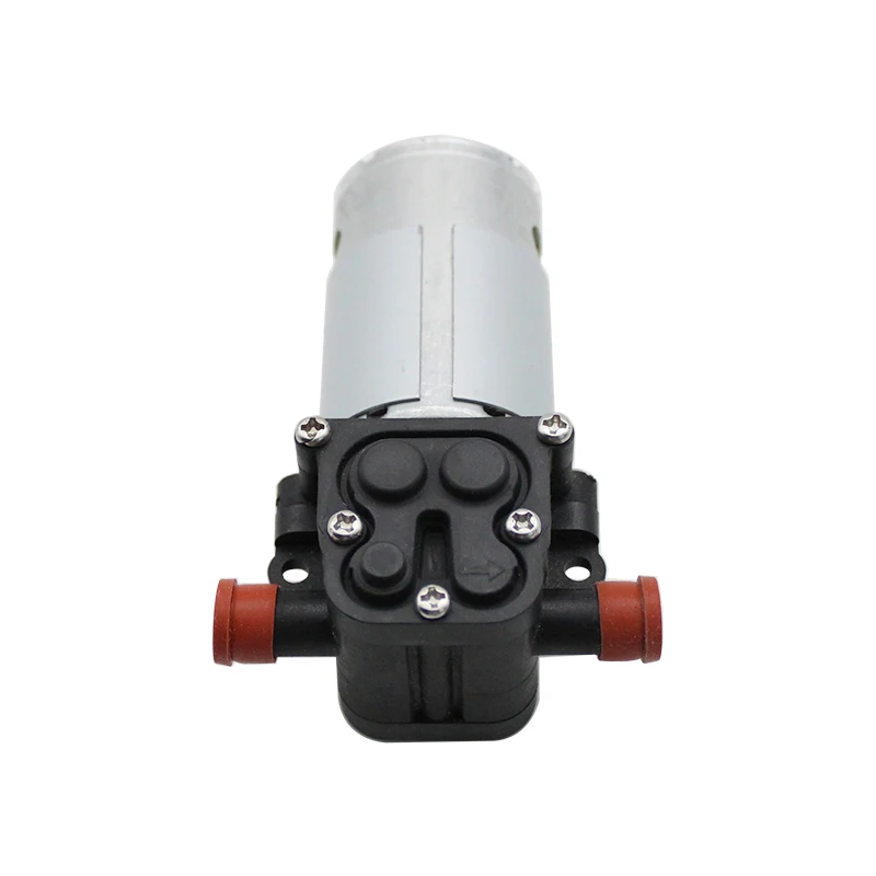 

555 Двигатель 18 В Мембранный водяной насос 8 бар Высокое давление 12-24 В со хранением водяного пистолета для очистки Мембранный водяной насос