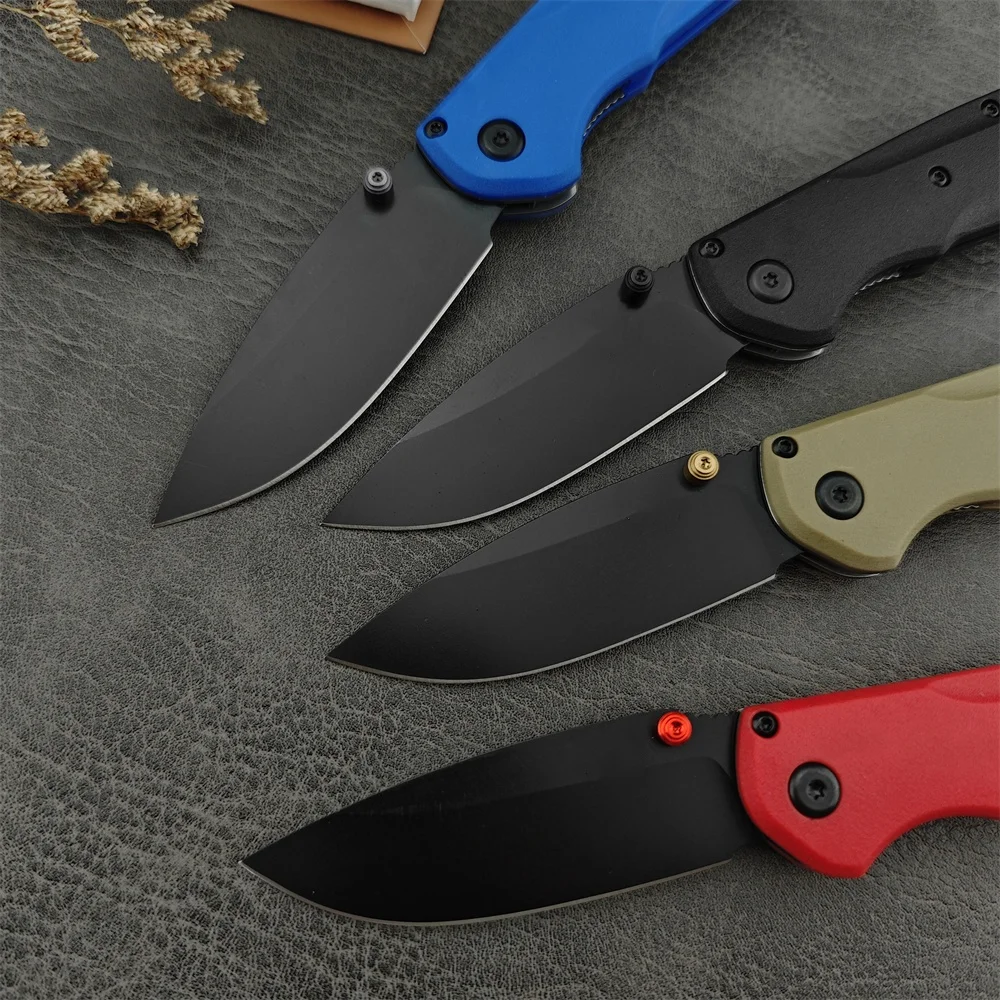 10 Styles BM 565 Mini Freek Pocket Folding Knife D2 Blade Nylon Fiber Handle Camping Hunting Knives Survival Tactical EDC Tool