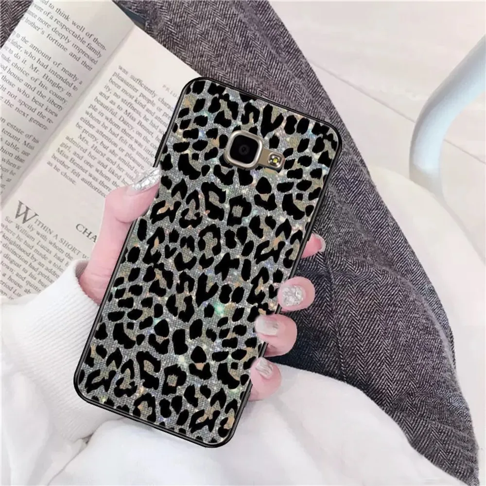 INS Brown Leopard Print Phone Case For Samsung A 10 11 12 13 20 21 22 30 31 32 40 51 52 53 70 71 72 73 91 13 shell